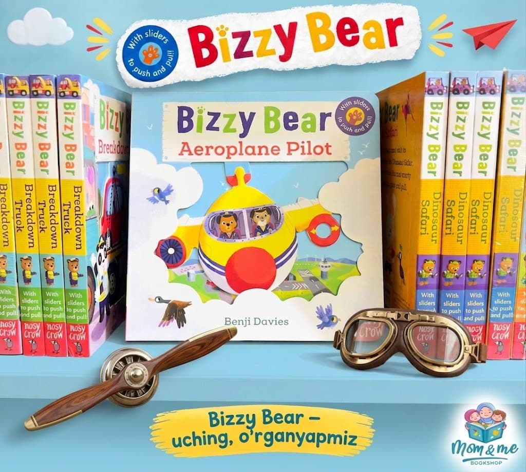 BIZZY BEAR Push-Pull: AEROPLANE PILOT