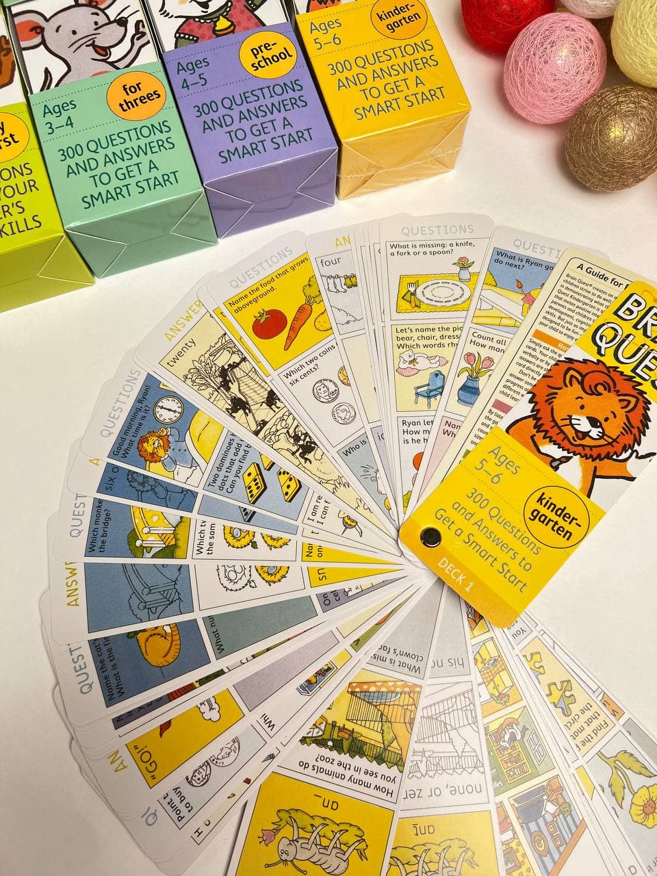 BRAIN QUEST kartochkalari