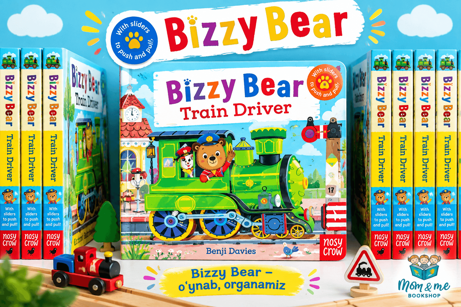 BIZZY BEAR Push-Pull: TRAIN DRIVER